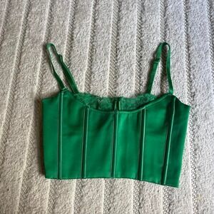 Meshki Lake Laci Green corset top size XS Party Festivals SummerOh